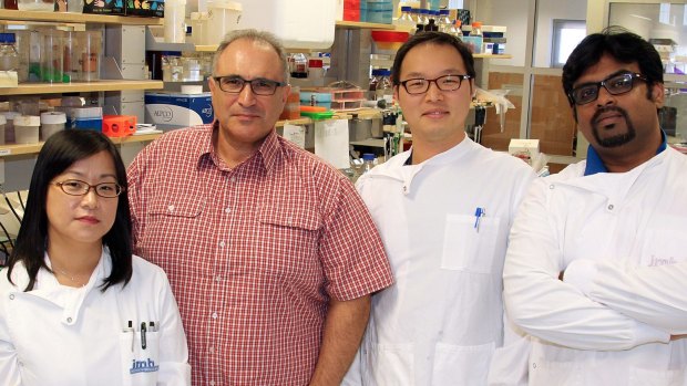 Shu-Ching Wang, George Muscat, Tae Gyu Oh and Bipul Acharya from the University of Queensland's Institute for Molecular Bioscience worked on the cancer research.