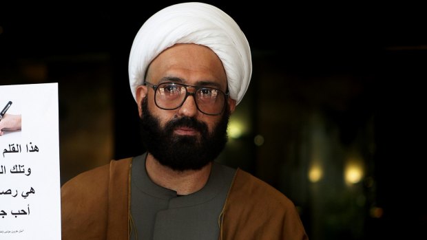 Man Haron Monis outside the Downing Centre courts in 2010.