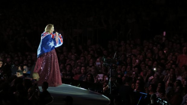 Adele has a particulalry Aussie moment.