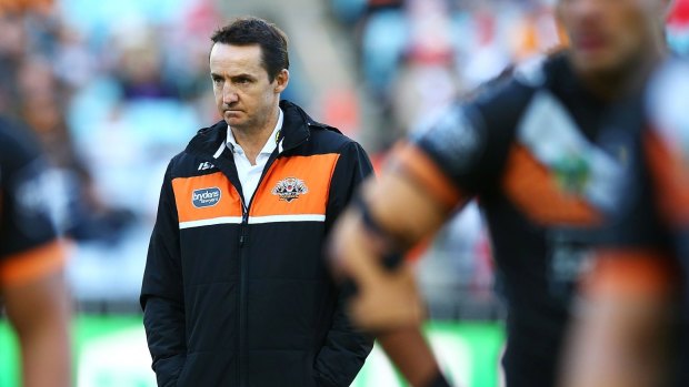 Moving on: Wests Tigers coach jason Taylor.
