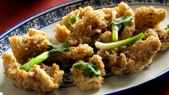 Neil Perry's salt and pepper squid.