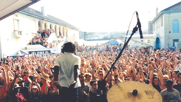 Vibes on a Summer's Day, back in the day, at the Bondi Pavillion.