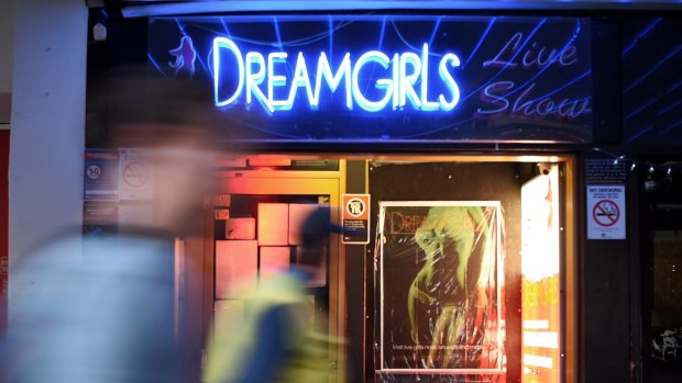 Now closed: DreamGirls on Darlinghurst Road in Kings Cross.