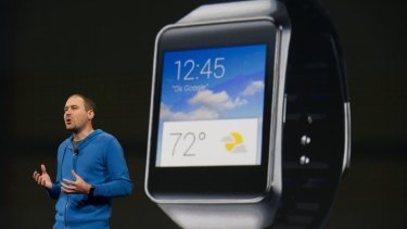 The Google Samsung smartwatch.