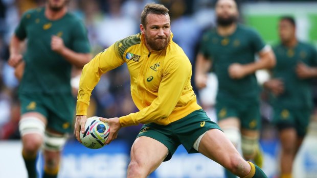 Key addition: Matt Giteau is back to play for the Wallabies after missing the disaster series against England.