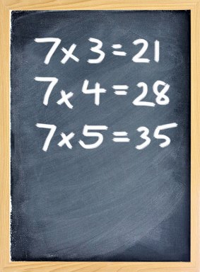 The chalkboard: Mathematics teaches you to count and to think in an orderly fashion, among other things.
