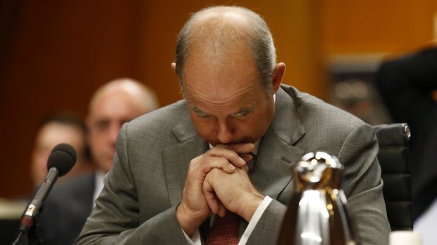 IOOF chief executive Chris Kelaher faced heavy questioning from the Senate.