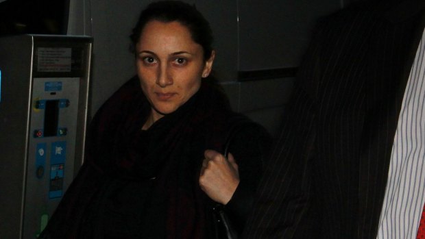 Fayrouz Abou Chacra after giving evidence to the ICAC on Tuesday. 