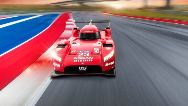 Radical: Nissan's new Le Mans contender features a  front-engine, front-wheel drive set-up.