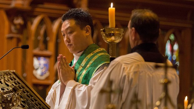 Father Emmanuel Yoon Jae Seo led the mass.