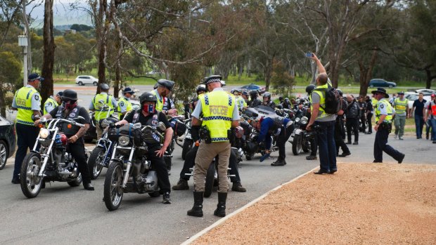 Mick Gentleman said there was no indication the ACT's lack of anti-consorting laws was attracting bikie gangs from elsewhere in Australia
