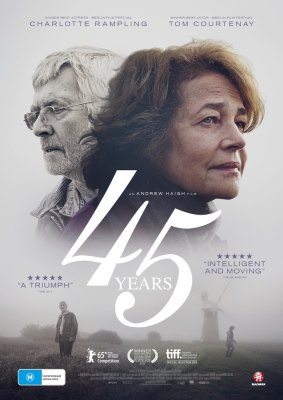 45 Years stars Charlotte Rampling and Tom Courtney.