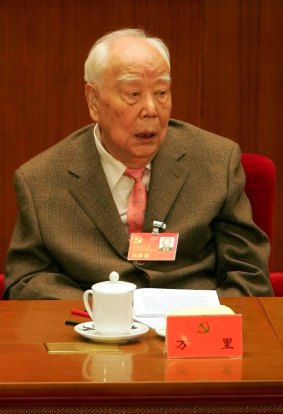 Wan Li in 2007.