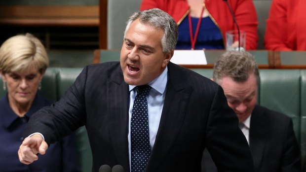 Tough stance: Treasurer Joe Hockey.