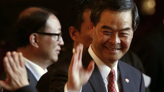 Hong Kong Chief Executive Leung Chun-ying.