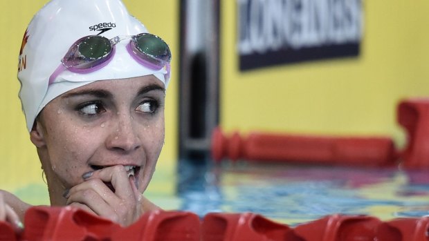 Anxious wait: Audrey Lacroix waited 10 Commonwealth Games, Olympic Games and world championships to win a medal.
