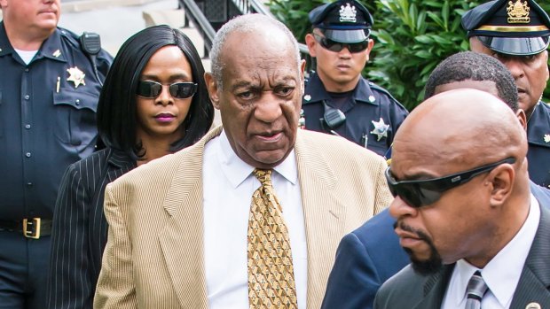 Bill Cosby is seen leaving the Montgomery County Courthouse on July 7, 2016 in Norristown, Pennsylvania.