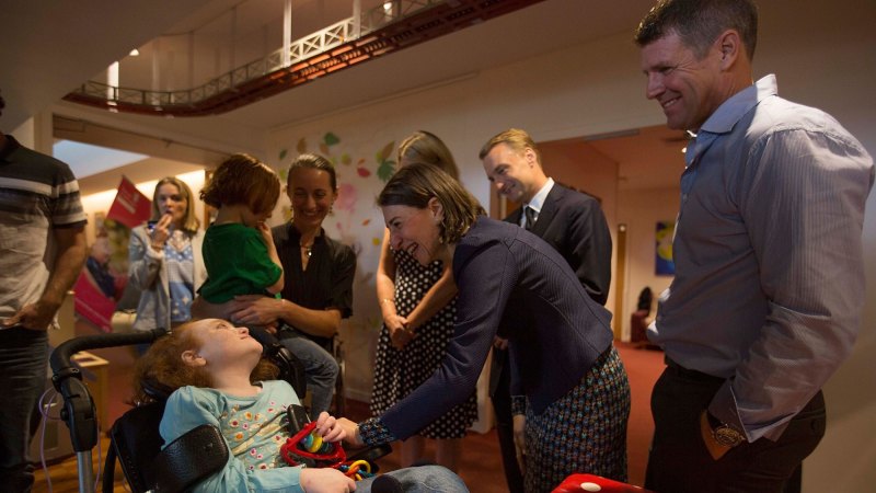 Mike Baird Takes A Back Seat As Premier Berejiklian Announces Big