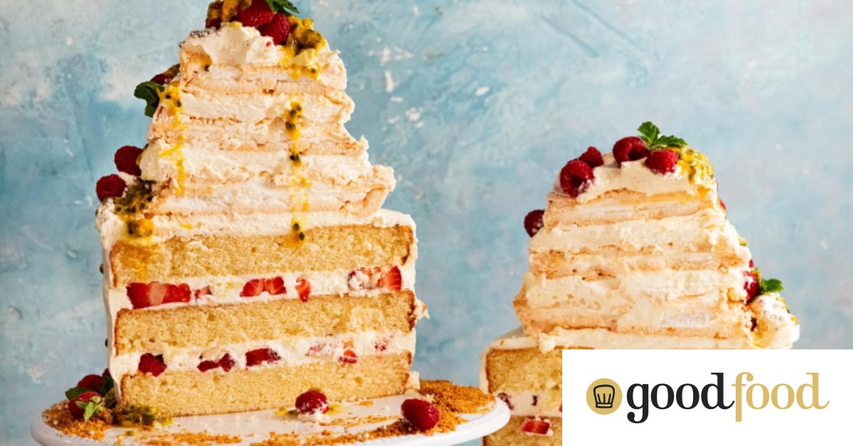 RecipeTin Eats x Good Food Sixlayer Christmas pavlova vanilla cake