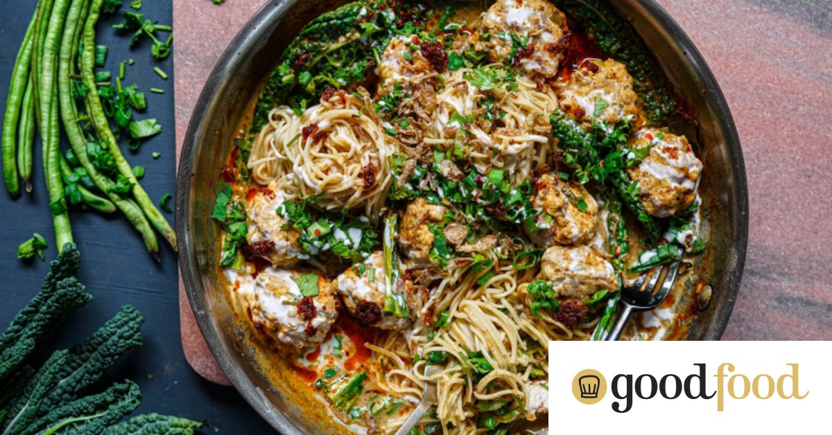 Khao soi chicken meatballs