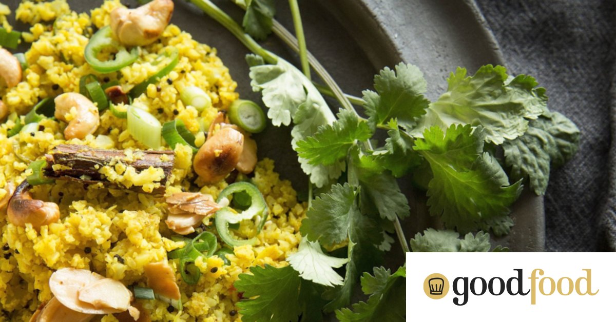 Indian-spiced cauliflower rice
