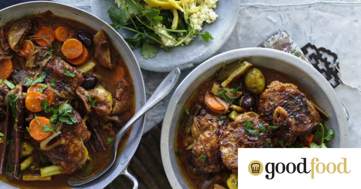 Chicken tagine with figs and olives