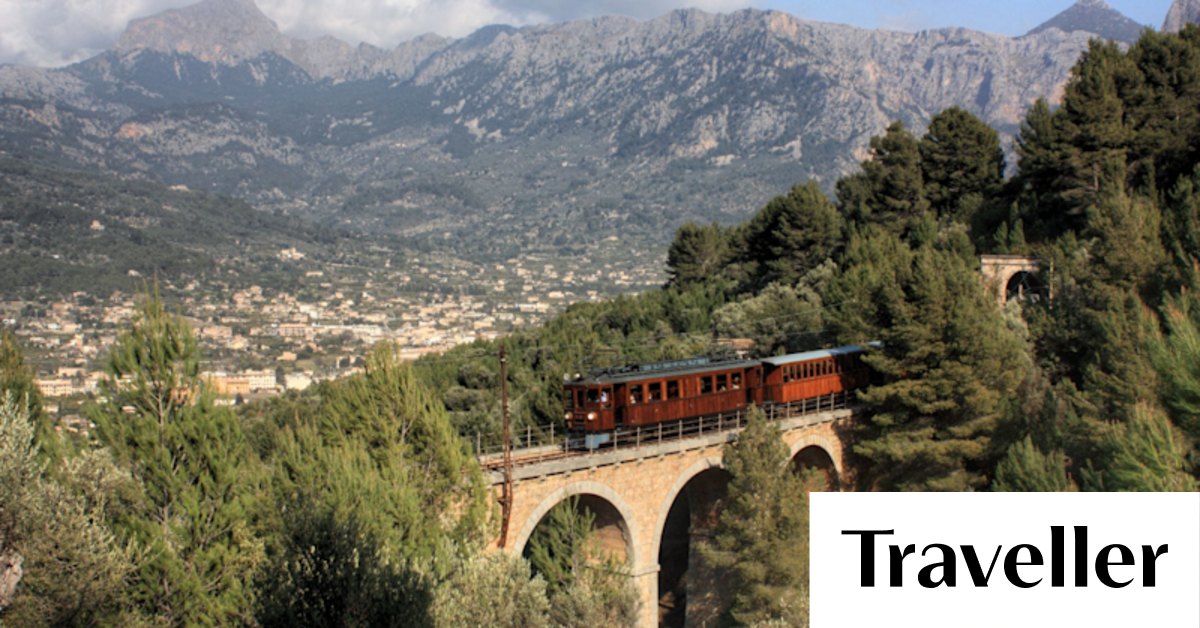 Train to Soller from Palma, Majorca, Spain: On board 'The Orange Express'