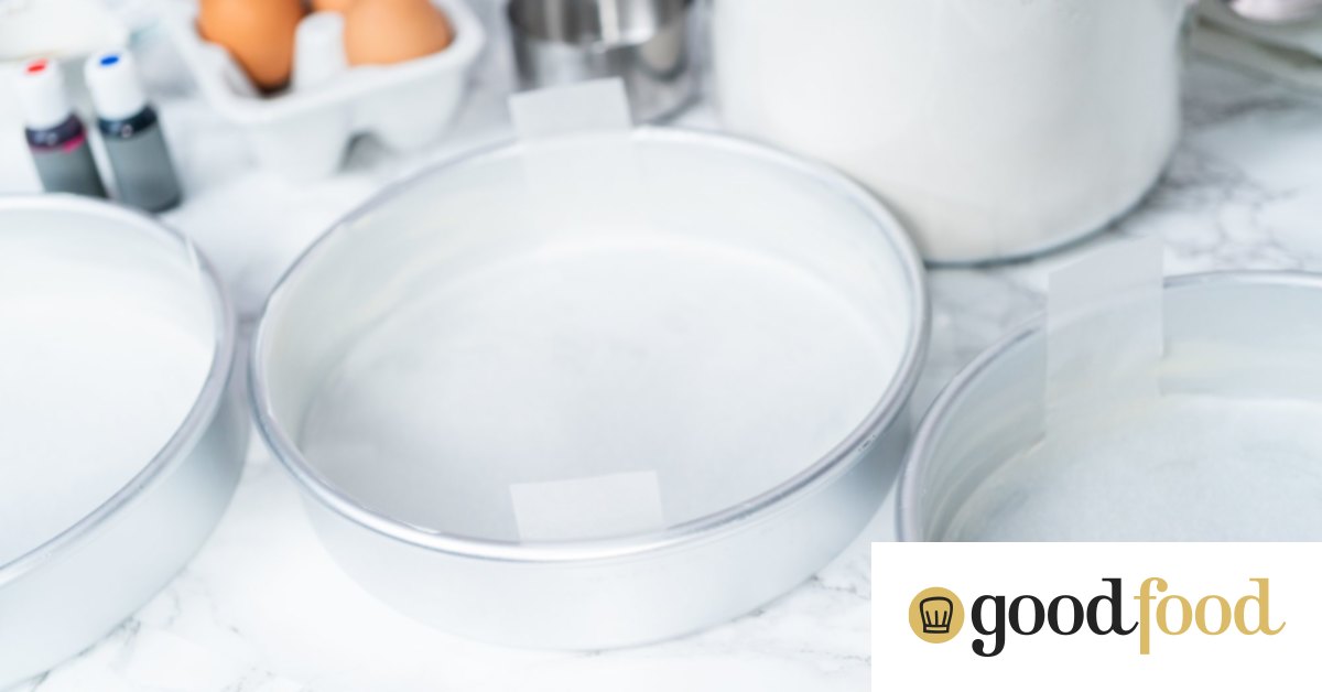 The trick to lining a cake tin with baking paper