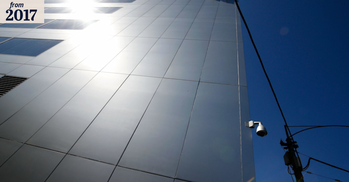 Department investigating flammable cladding work in a tower made from ...