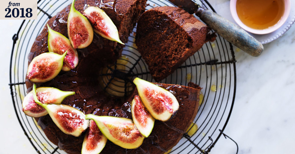 Helen Goh's honey cake with figs and whisky