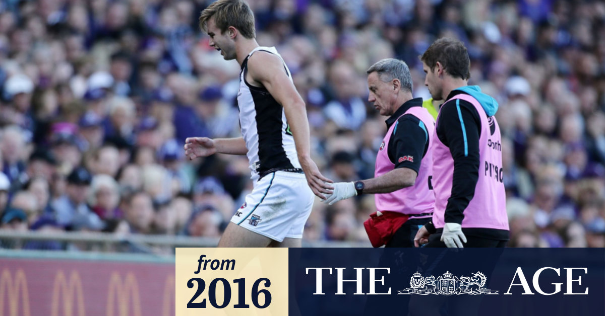 Afl Season 2016 Port Adelaide Ruckman Dougal Howard Sidelined For 12 Months Due To Knee Injury