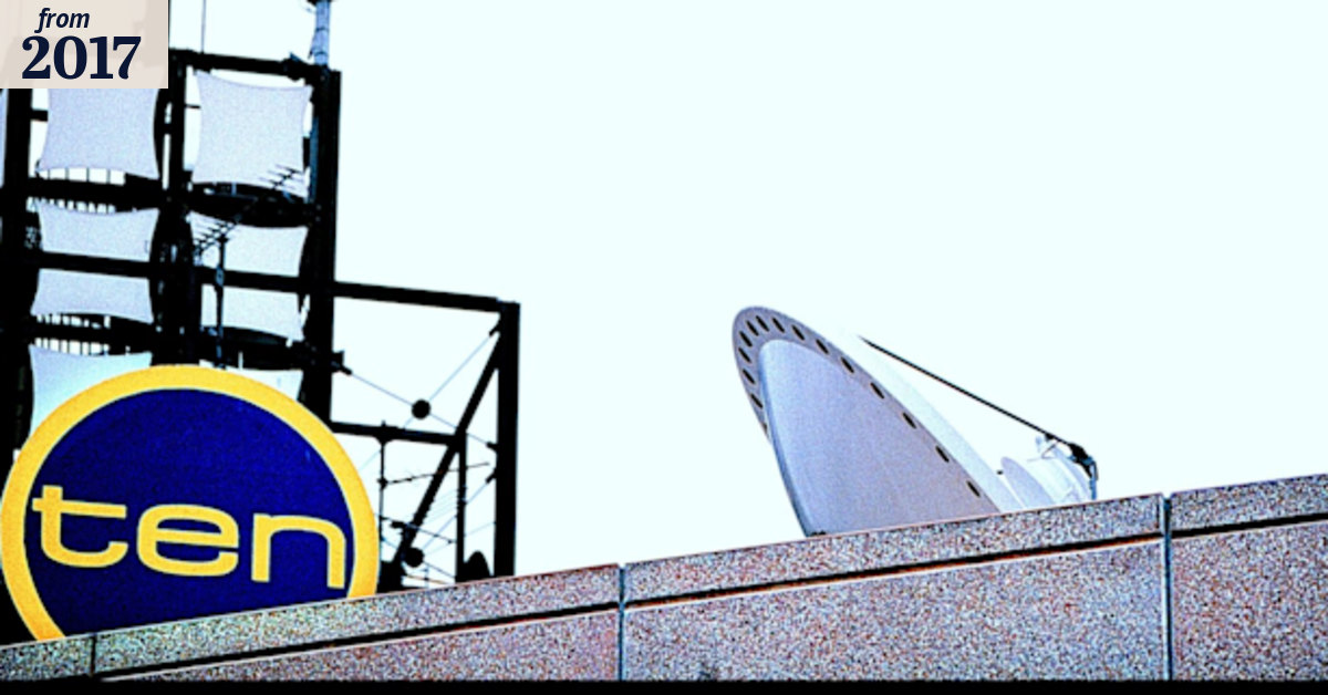 Channel Ten has one good asset - scarce broadcasting spectrum