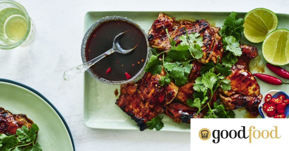 Adam Liaw's barbecued chicken with oyster sauce dressing