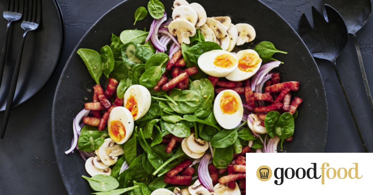 Adam Liaw's American spinach salad