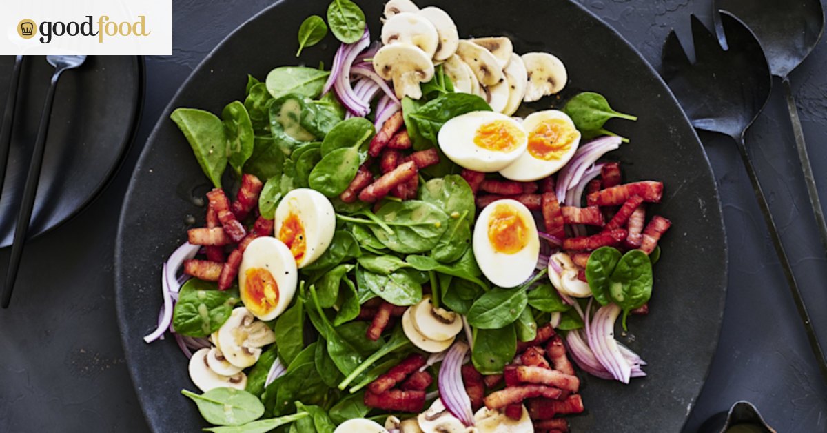 Adam Liaw's American spinach salad