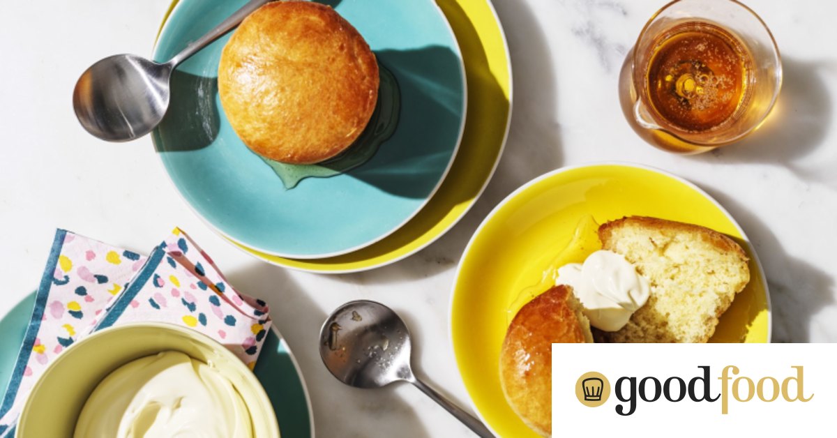 Limoncello rum babas