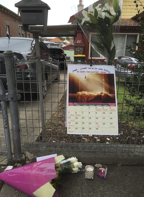 Flowers have been left at Andrew Chan's family home in Enfield.