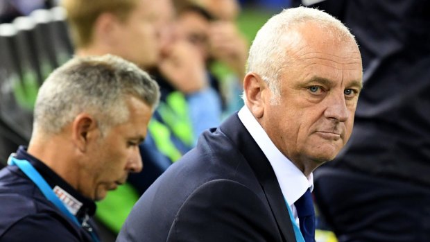 Snubbed: Sydney boss Graham Arnold was incensed after the match.