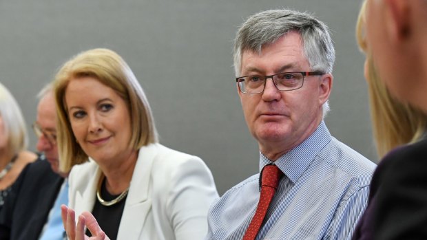 PM&C chief Martin Parkinson joined former sex discrimination commissioner Elizabeth Broderick at a forum last month to promote female executives.