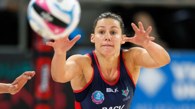 Fast hands: Madi Robinson of the Vixens.