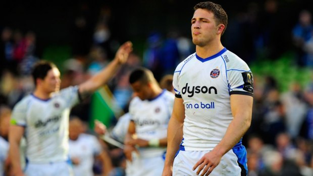 Limited game time: Sam Burgess has been coming off the bench for Bath.