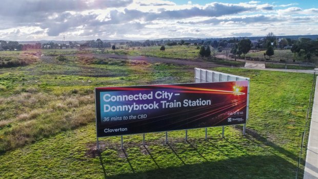 A high-speed rail link between Melbourne and Sydney would pass through Donnybrook, north of Melbourne.