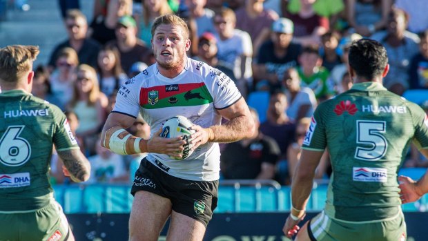 Risk and reward: Thomas Burgess has trained with three NFL clubs in recent days.