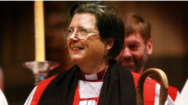 Barbara Darling at her consecration as bishop at Saint Paul's Cathedral in May 2008.
