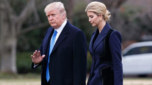 Ivanka has been by her father's side since the election.