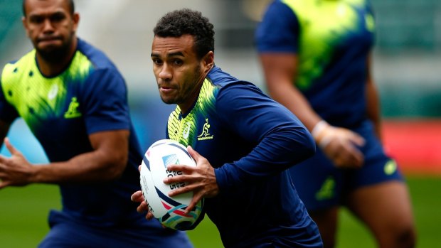 Contender: Wallabies coach Michael Cheika has Will Genia in his plans despite an ankle injury.