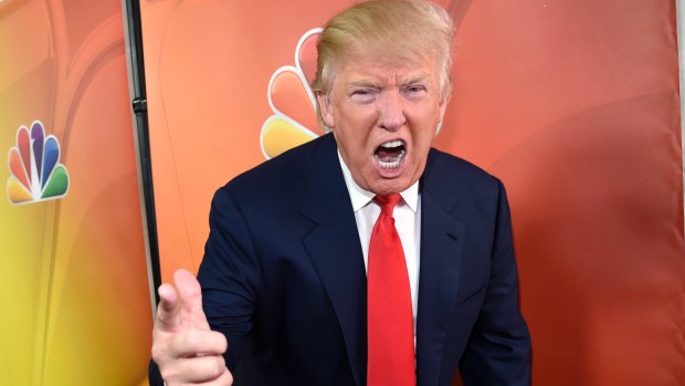 Donald Trump while host of "The Celebrity Apprentice" in 2015. 