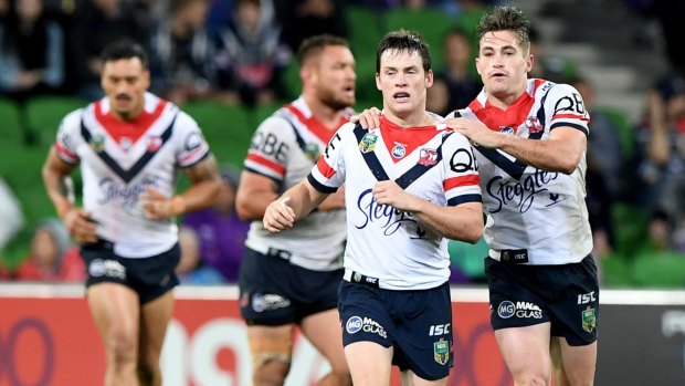 Weathered the storm: Captain Boyd Cordner has challenged Roosters teammates to use Saturday's defensive effort against Melbourne as a platform to launch their bid for the NRL title.
