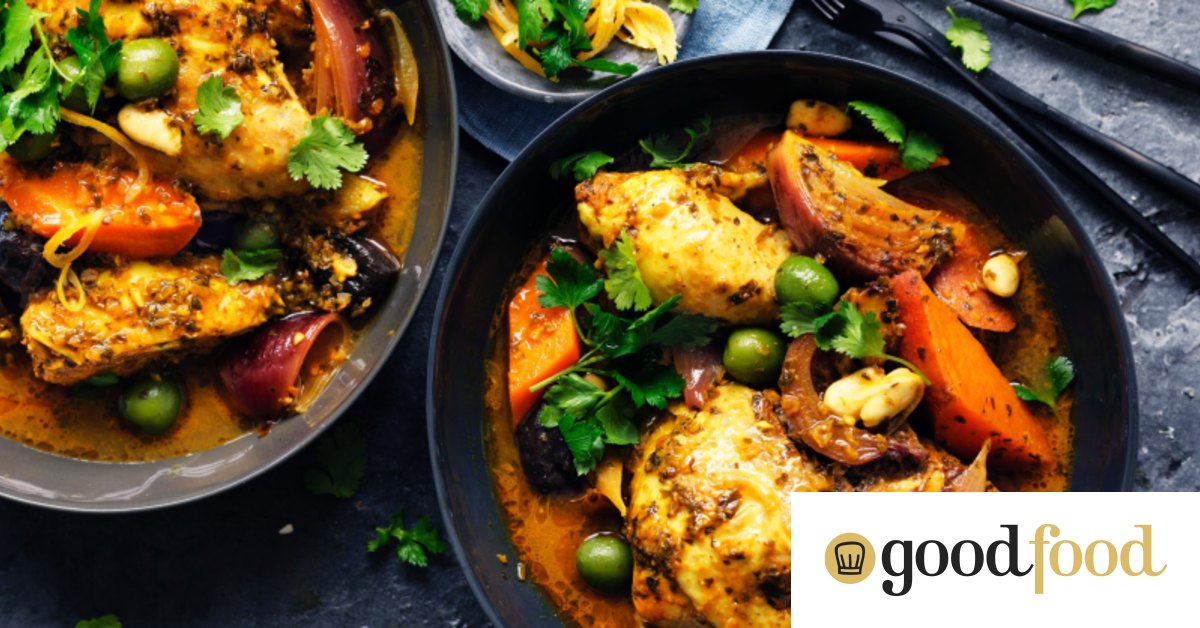 Chicken recipe Chicken and green olive tagine