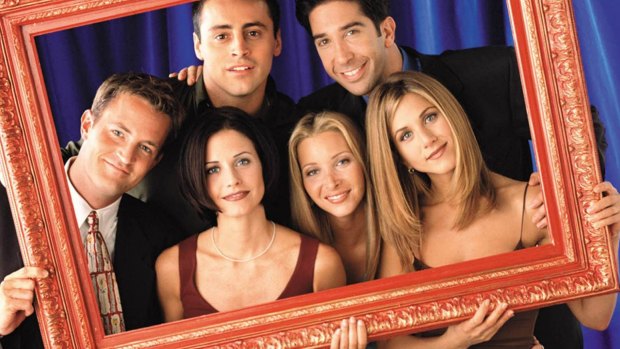 The key to a contented life? Meaningful relationships. Pictured: the cast of Friends.